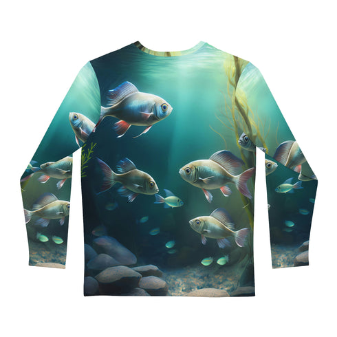 Men's School of Fish Relaxed Fit Rash Guard UPF 50+